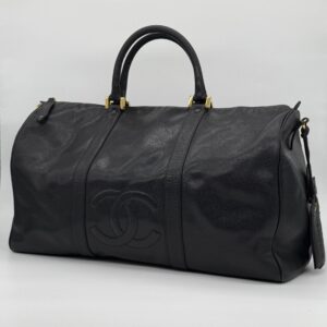 Chanel Boston bag 50 in caviar leather