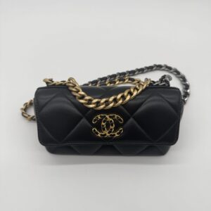 Chanel (glasses) case with chain 19 series